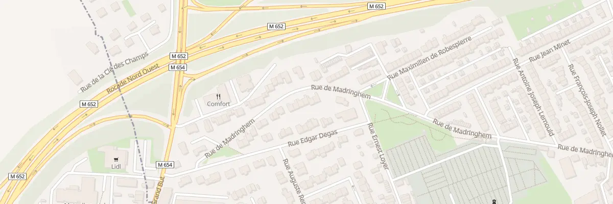 Plan du 105 Rue de Madringhem à Lille