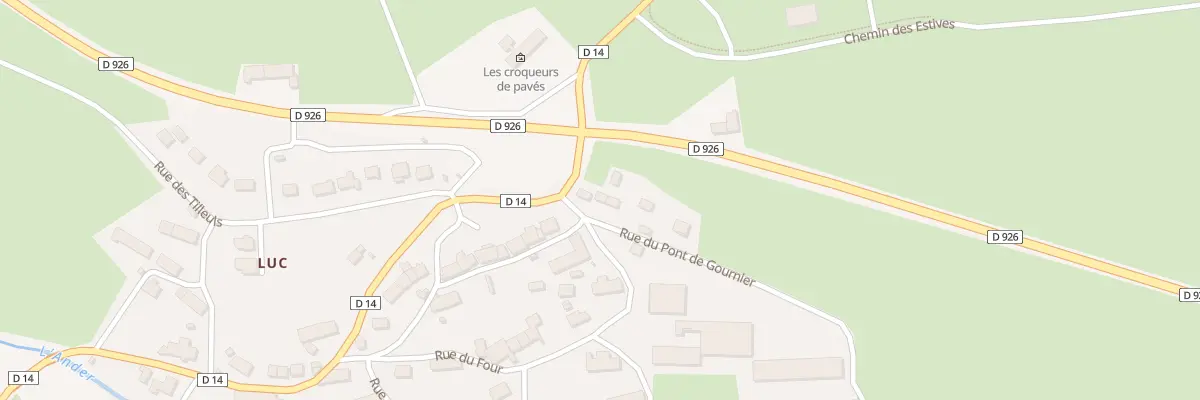 Plan du 3 Rue du Pont Gournier à Ussel
