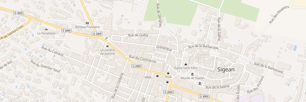 Plan du 17 Rue Nationale à Sigean