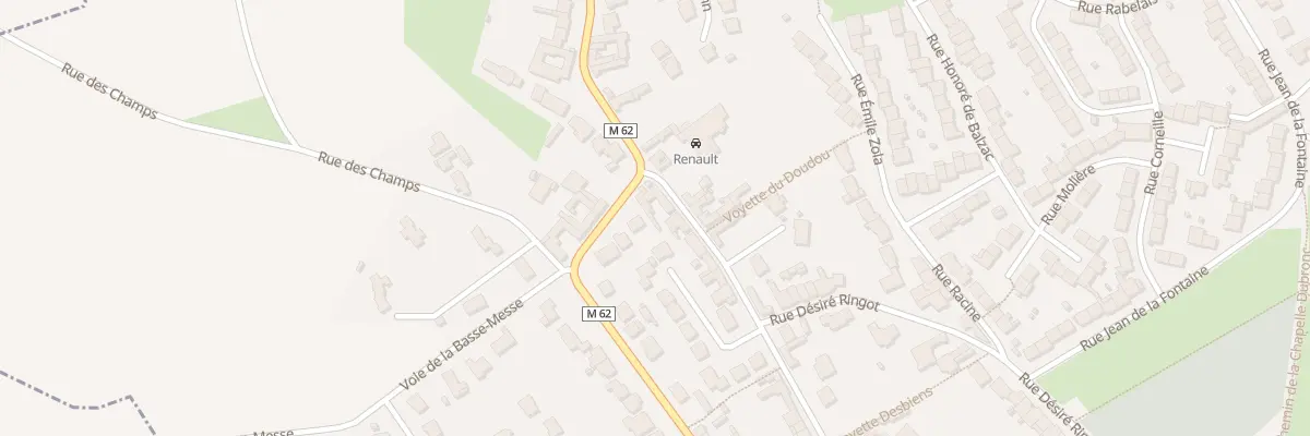 Plan du 64 Rue du Maréchal Leclerc à Gondecourt