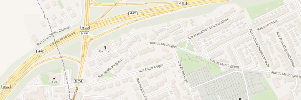 Plan du 103 Rue de Madringhem à Lille