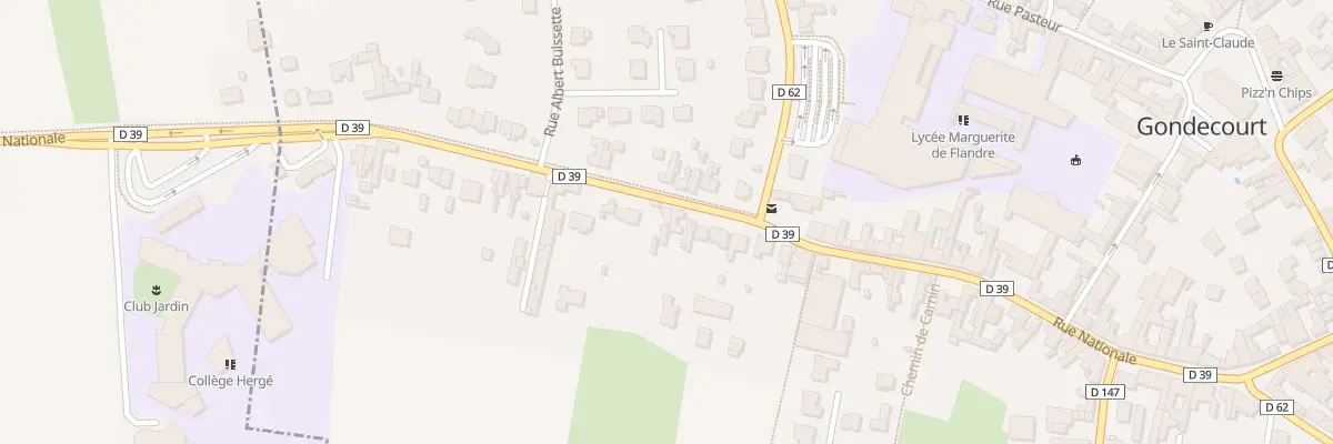 Plan du 155 Rue Nationale à Gondecourt