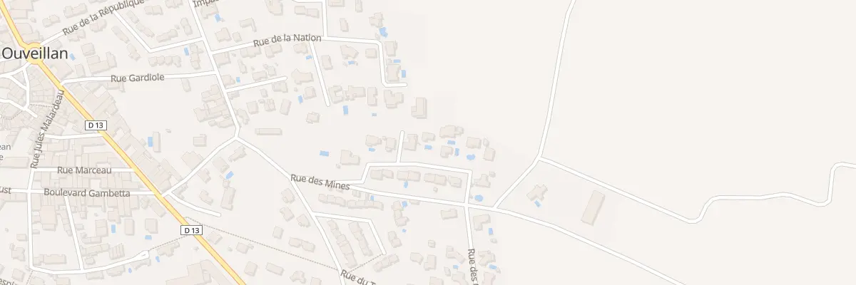 Plan du 7 Rue Anne-marie Ponrouch-petit à Ouveillan