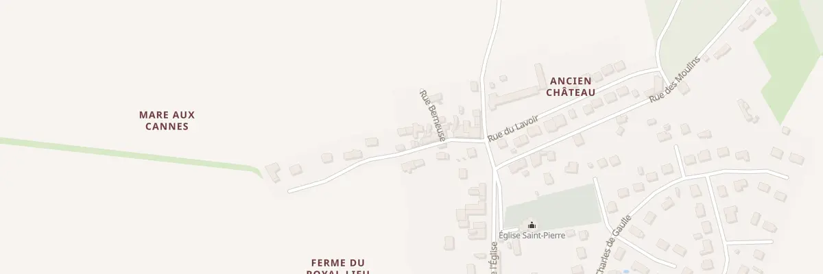 Plan du 16 Rue Berneuse à Vaumoise