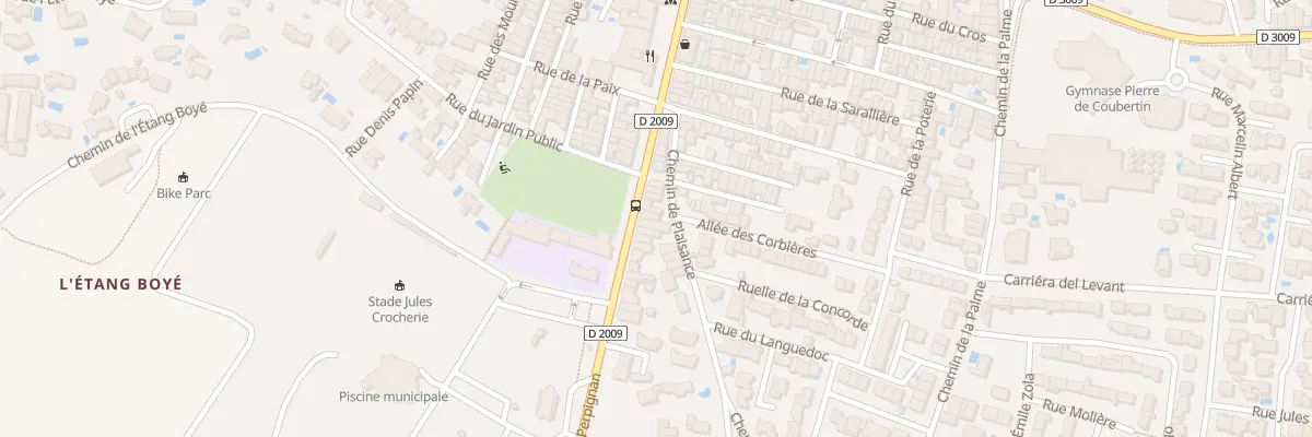 Plan du 57 Av de Perpignan à Sigean