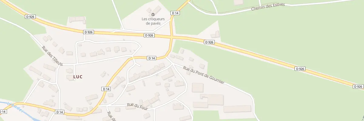 Plan du 6068 Luc à Ussel