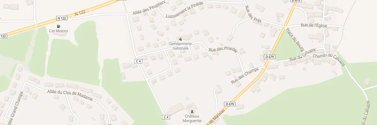 Plan du 10 Rue des Pinedes à Neussargues-Moissac