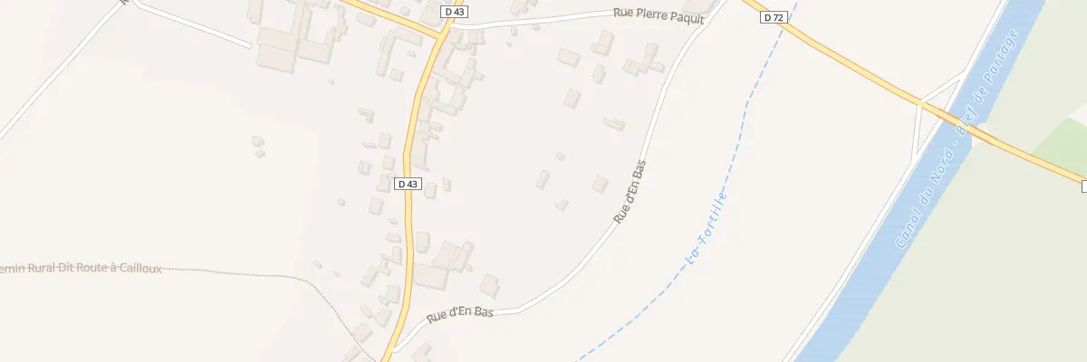 Plan du 1 Rue d’En Bas à Étricourt-Manancourt