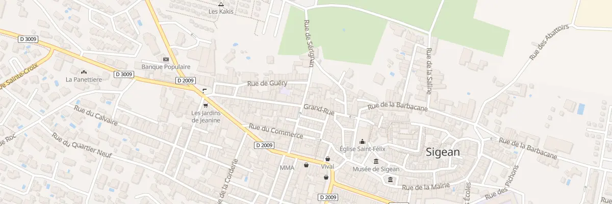 Plan du 30 Grand Rue à Sigean