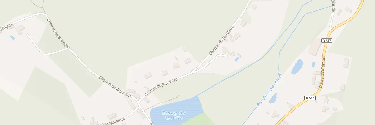 Plan du 9 Che du Jeu d’Arc à Saint-Crépin-aux-Bois