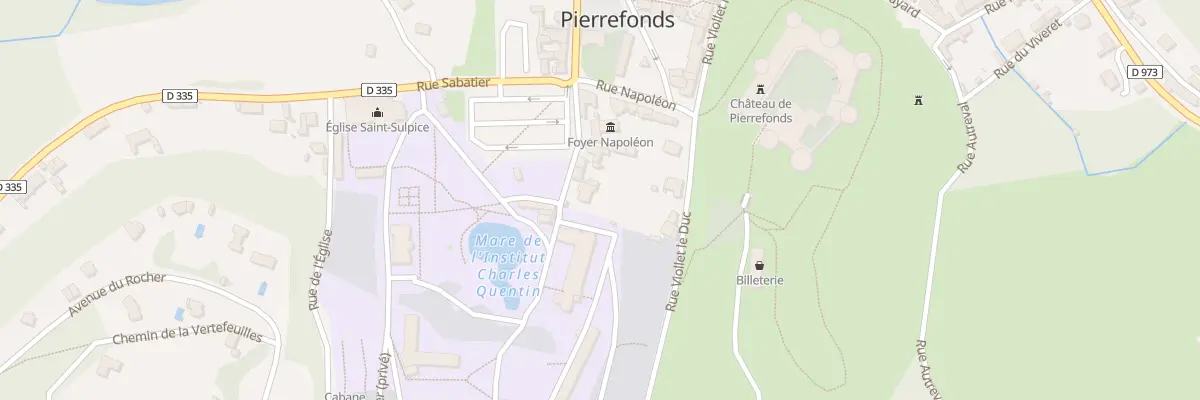 Plan du 7 Imp de la Noue à Pierrefonds