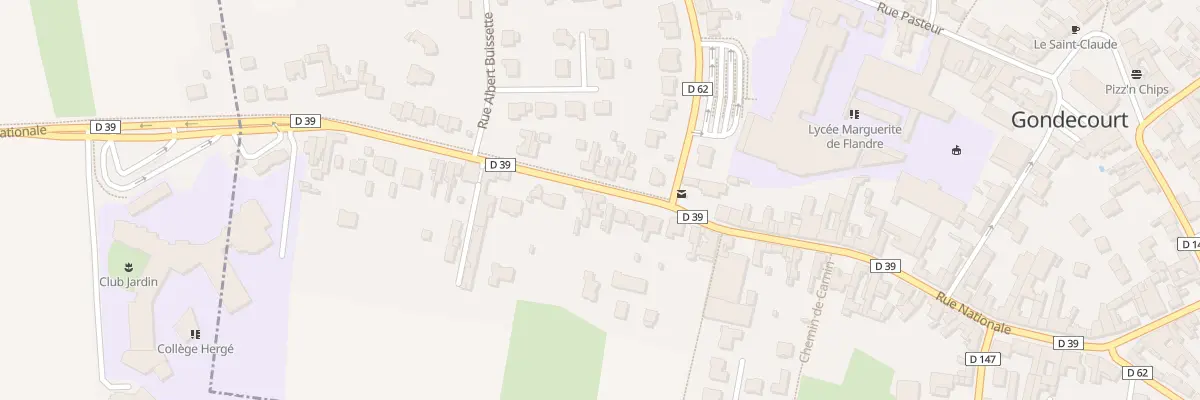 Plan du 153 Rue Nationale à Gondecourt