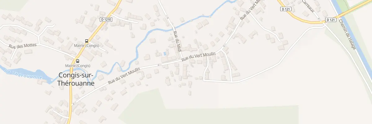 Plan du 40 Rue du Vert Moulin à Congis-sur-Thérouanne