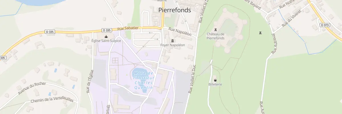 Plan du 5 Imp de la Noue à Pierrefonds