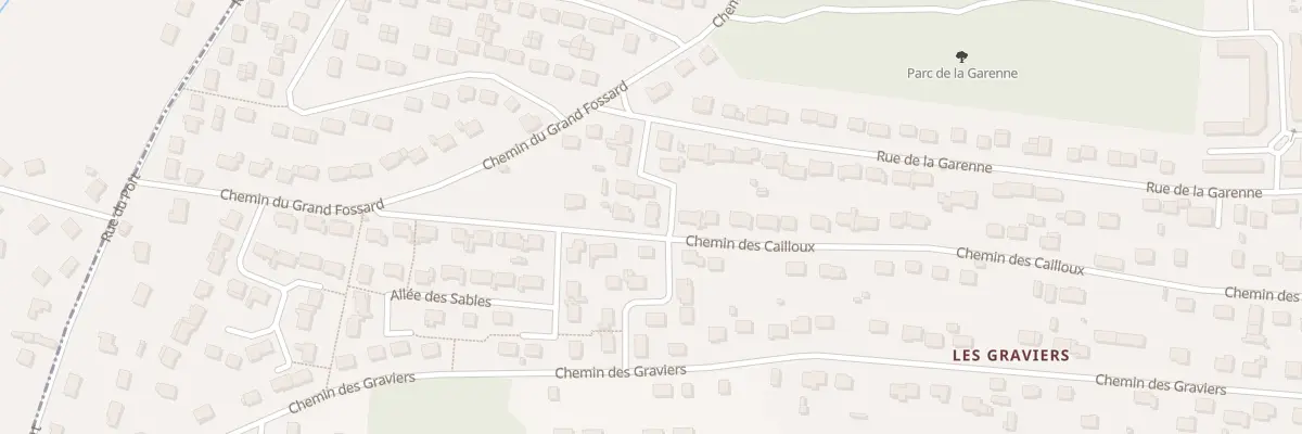 Plan du 6 Che des Cailloux à Cannes-Écluse