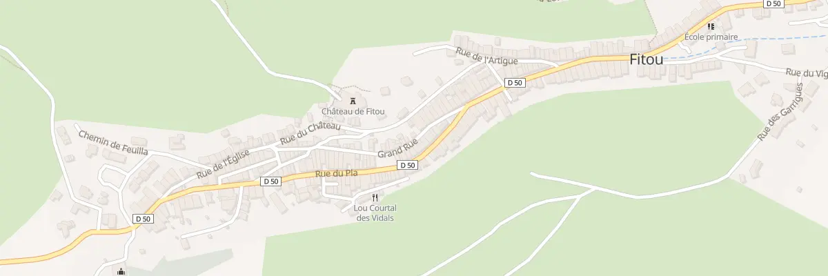 Plan du 13 Gr Grand Rue à Fitou