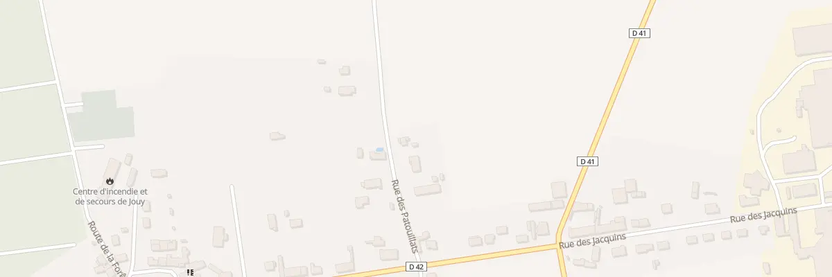 Plan du 4 Rue des Patouillats à Jouy