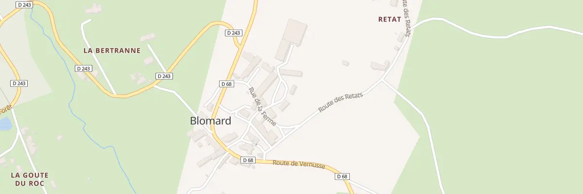 Plan du 5011 Retat à Blomard