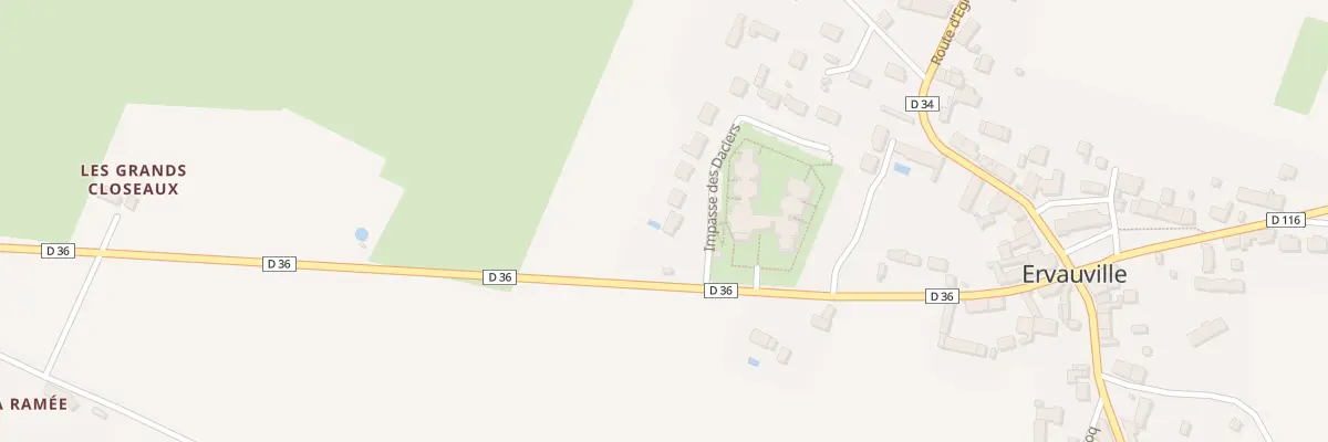 Plan du 2 Les Daciers à Ervauville