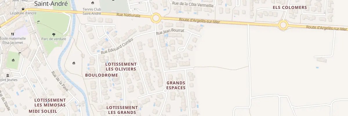 Plan du 5 Rue Hyacinthe Rigaud à Saint-André