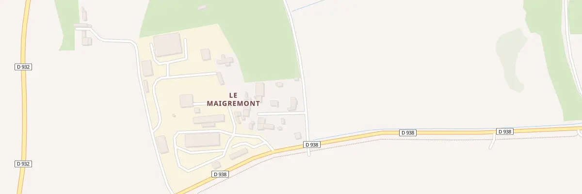 Plan du 16 Vc Maigremont à Noyon