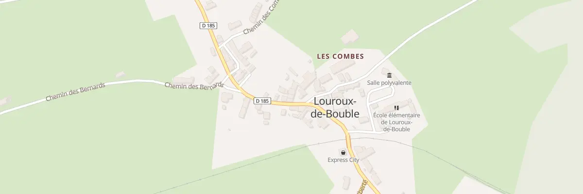 Plan du 22 Pl de l’Église à Louroux-de-Bouble