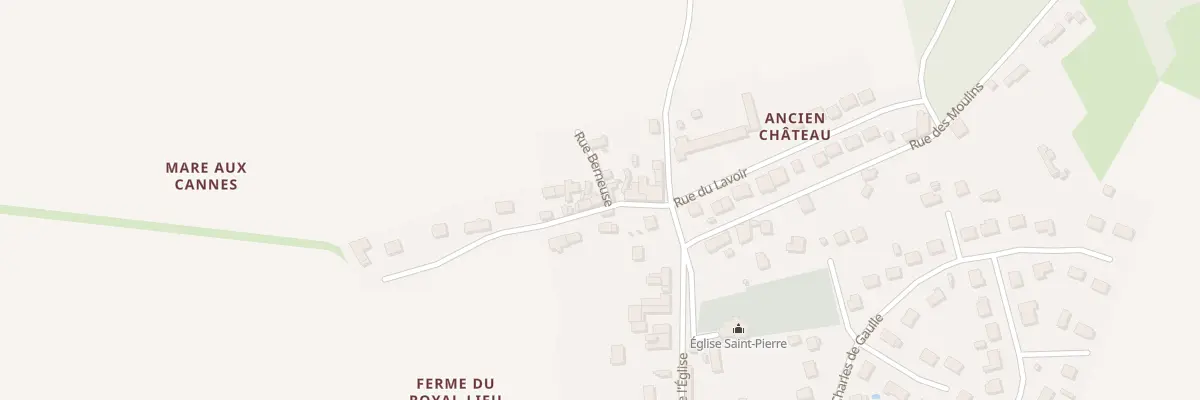 Plan du 10 Rue Berneuse à Vaumoise