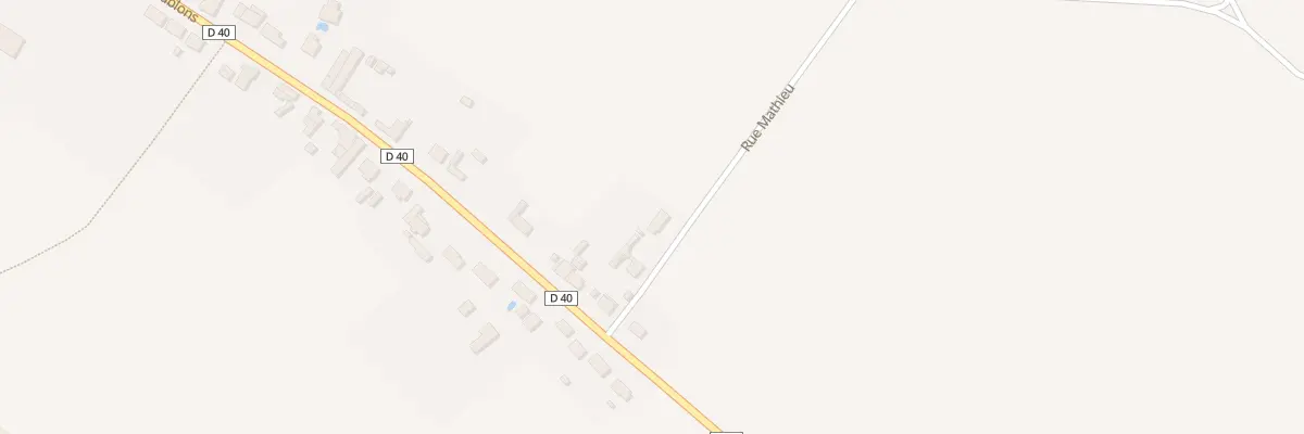 Plan du 4 Rue Mathieu à Bailly