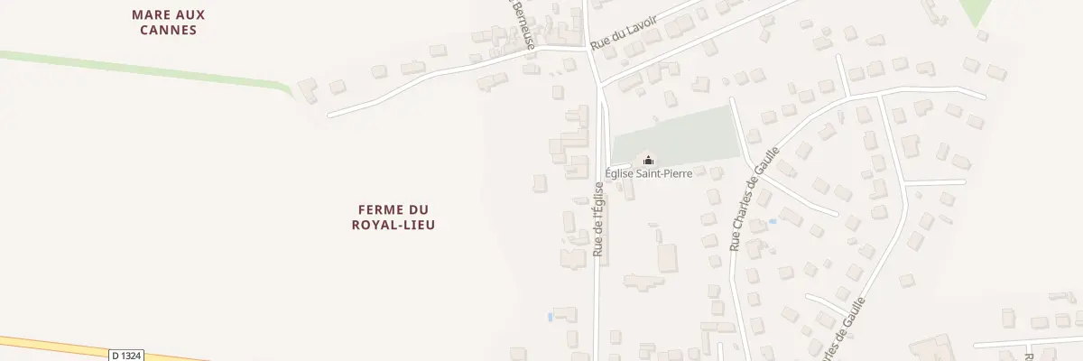 Plan du 5B Rue de l’Eglise à Vaumoise