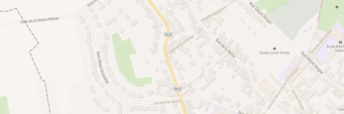 Plan du 26 Rue du Maréchal Leclerc à Gondecourt
