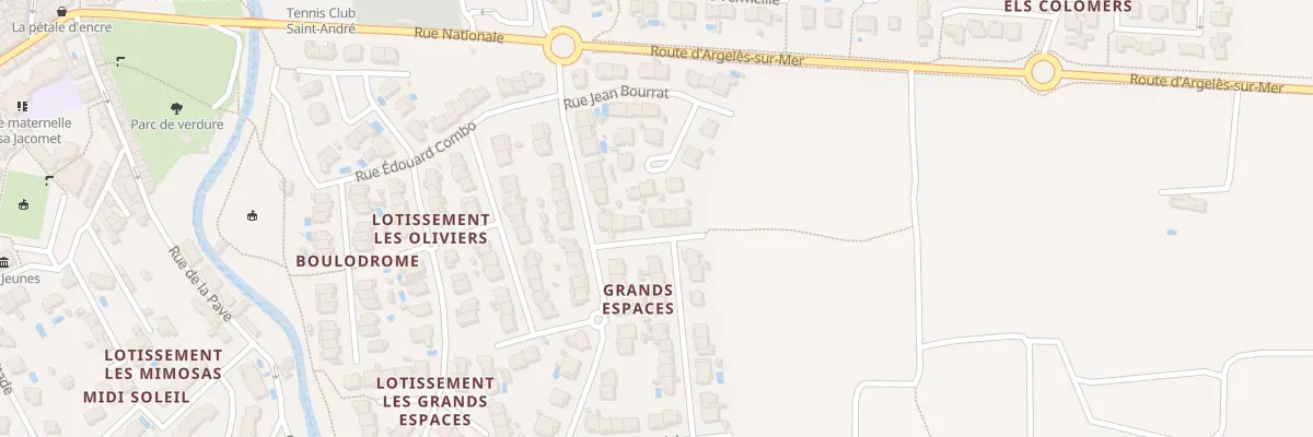 Plan du 8 Rue Deodat de Severac à Saint-André