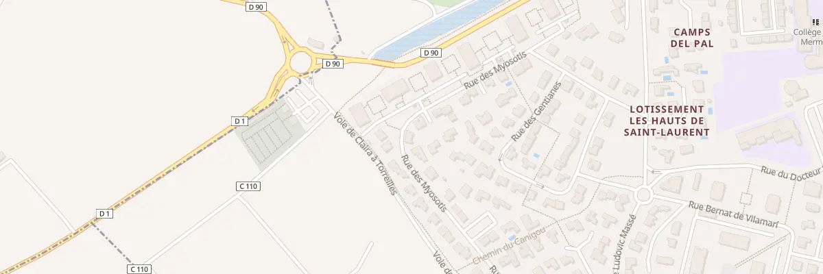 Plan du 29 Rue des Myosotis à Saint-Laurent-de-la-Salanque