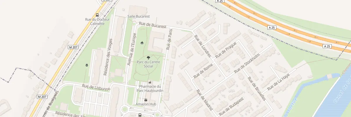 Plan du 5 Rue de Paris à Haubourdin