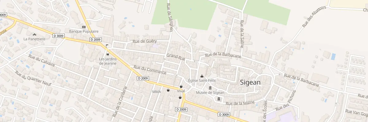 Plan du 15 Rue Traversiere à Sigean