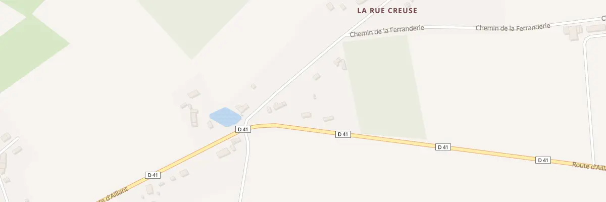 Plan du 42 Rte d’Aillant au Charme