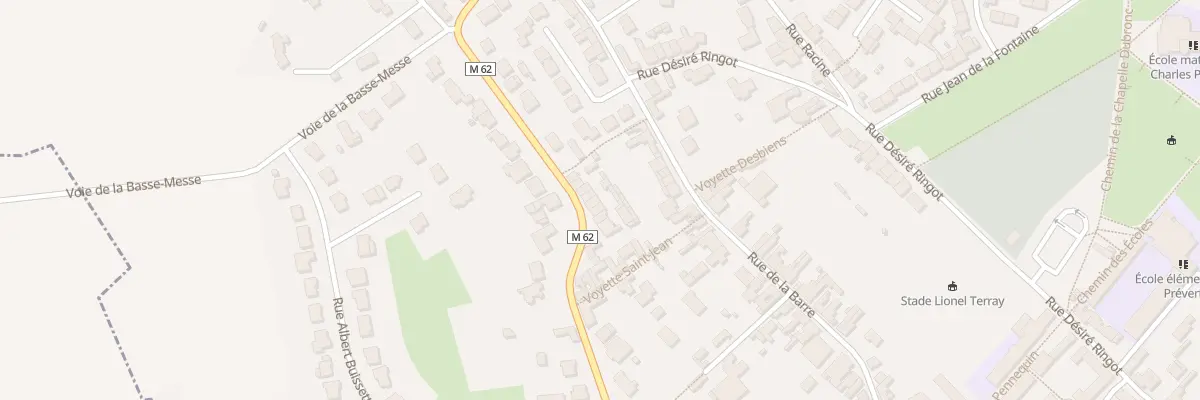 Plan du 38 Rue du Maréchal Leclerc à Gondecourt