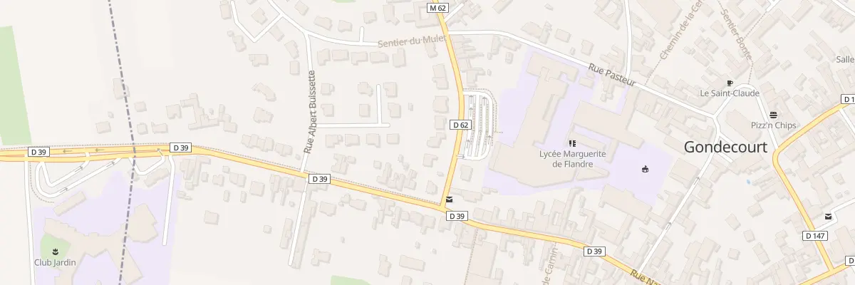 Plan du 3 Rue du Maréchal Leclerc à Gondecourt