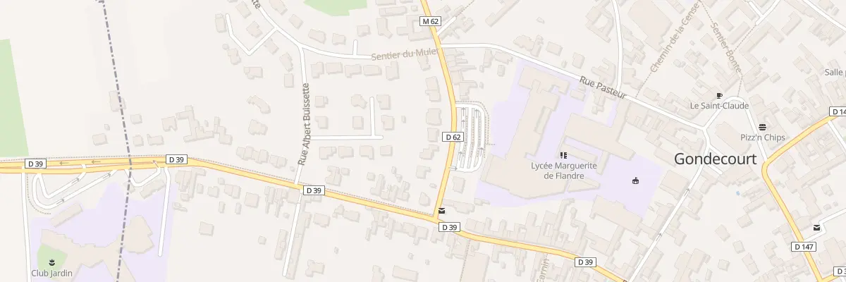 Plan du 3B Rue du Maréchal Leclerc à Gondecourt