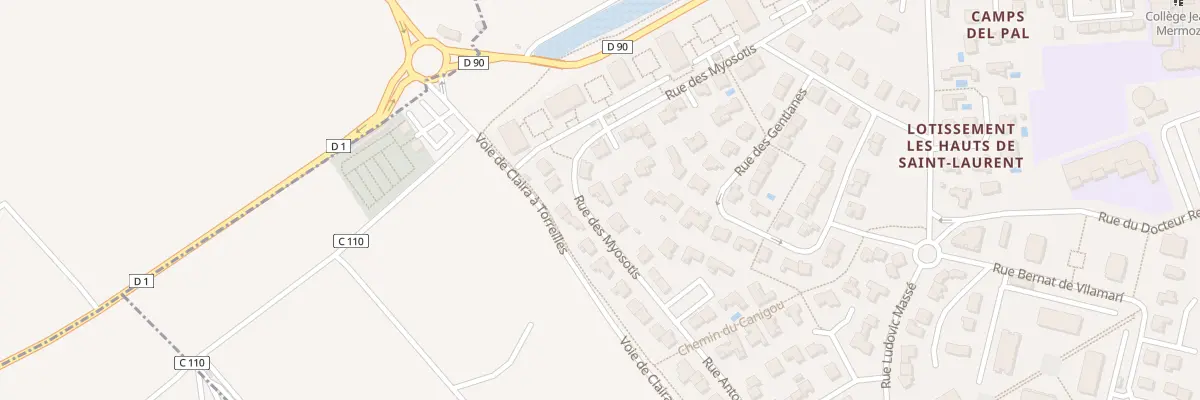 Plan du 31 Rue des Myosotis à Saint-Laurent-de-la-Salanque