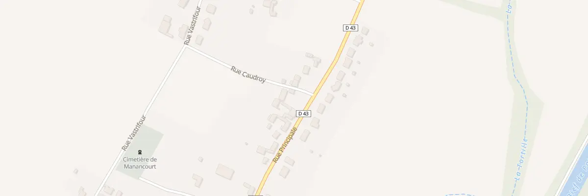 Plan du 21 Rue Principale à Étricourt-Manancourt