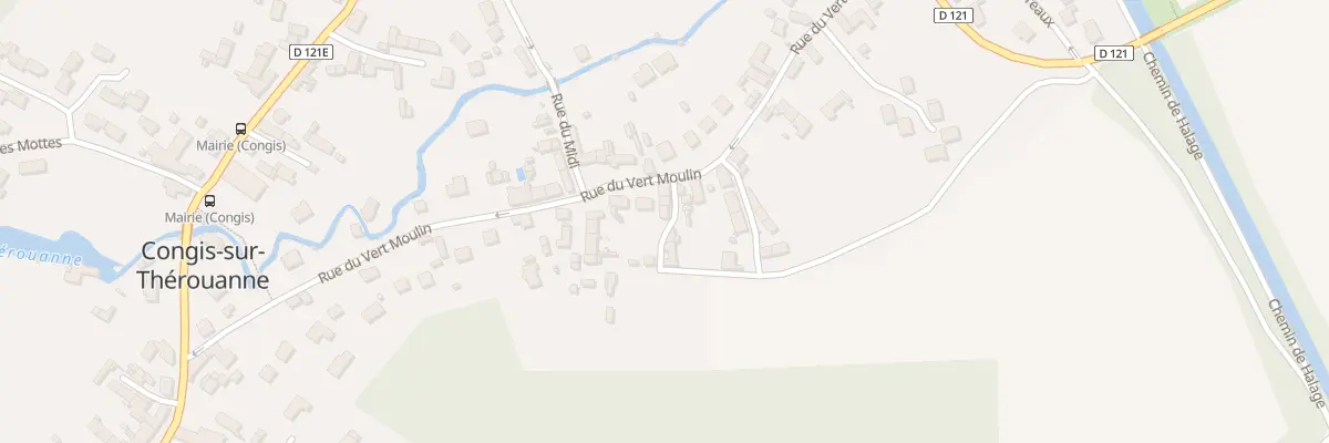 Plan du 50 Rue du Vert Moulin à Congis-sur-Thérouanne