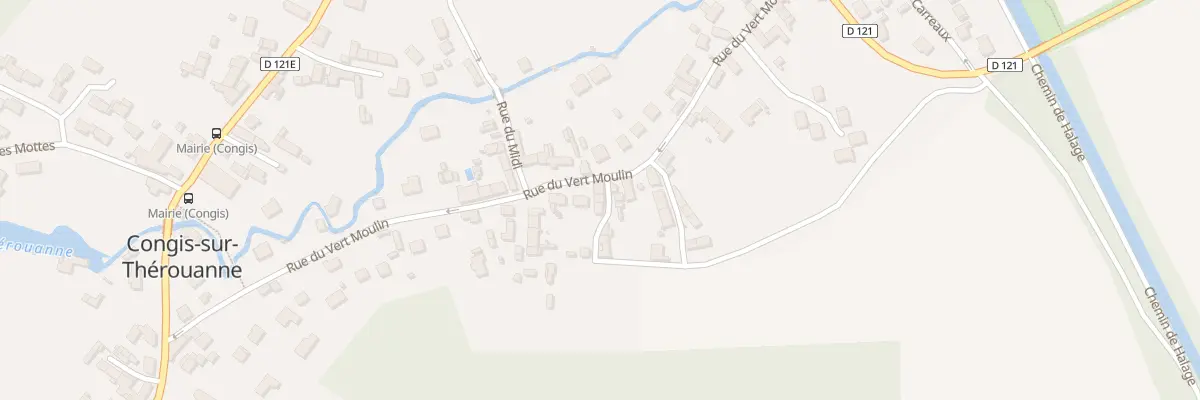 Plan du 48 Rue du Vert Moulin à Congis-sur-Thérouanne