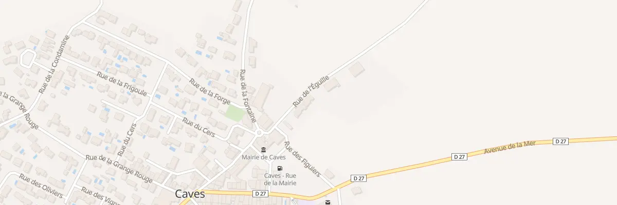 Plan du 6 Rue de l’Eguille à Caves