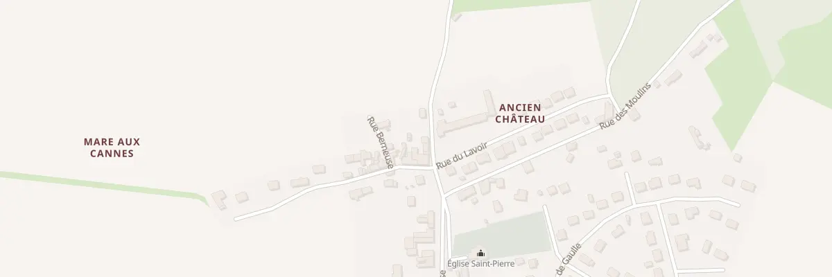 Plan du 23 Rue de l’Eglise à Vaumoise