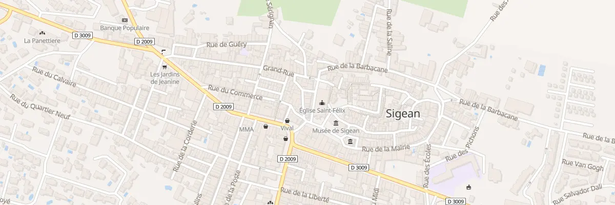 Plan du 5 Rue du Marche à Sigean