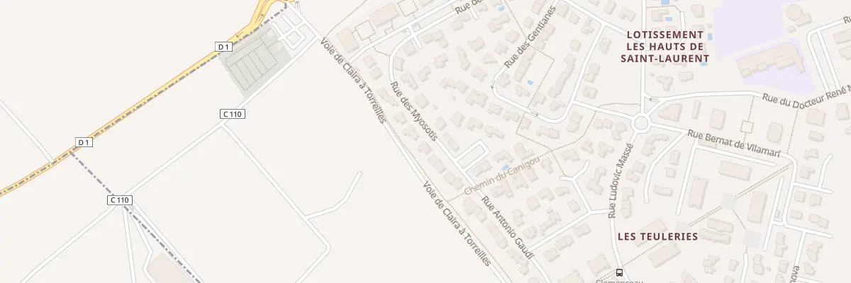 Plan du 26 Rue des Myosotis à Saint-Laurent-de-la-Salanque