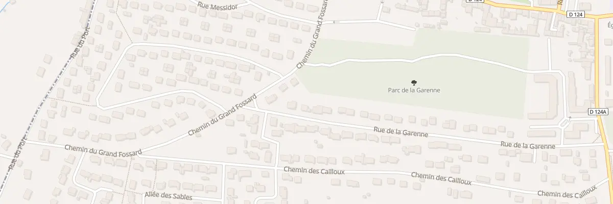 Plan du 50 Rue de la Garenne à Cannes-Écluse