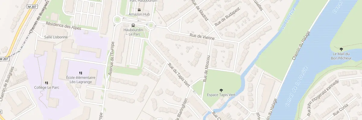 Plan du 18 Rue du Tapis Vert à Haubourdin