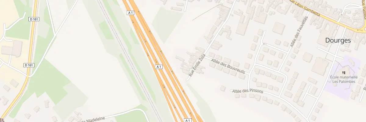 Plan du 41 Rue Emile Zola à Dourges