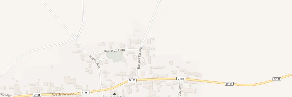 Plan du 12 Rue des Essarts à Bussu